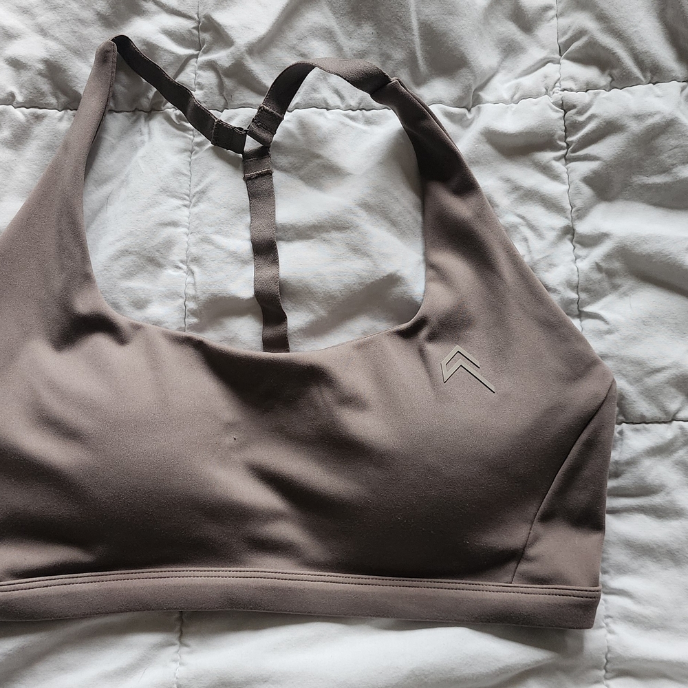 Women's Taupe Sports Bra